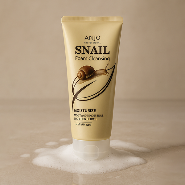 anjo professional snail foam cleansing 100g