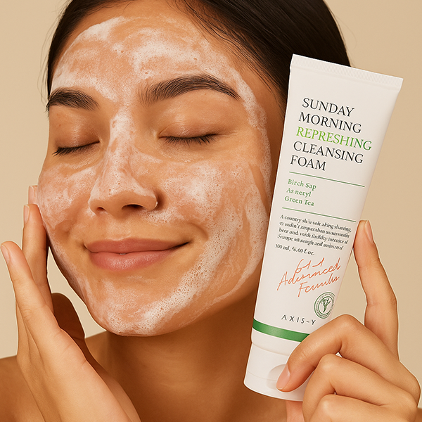 axis y sunday morning refreshing cleansing foam 120ml