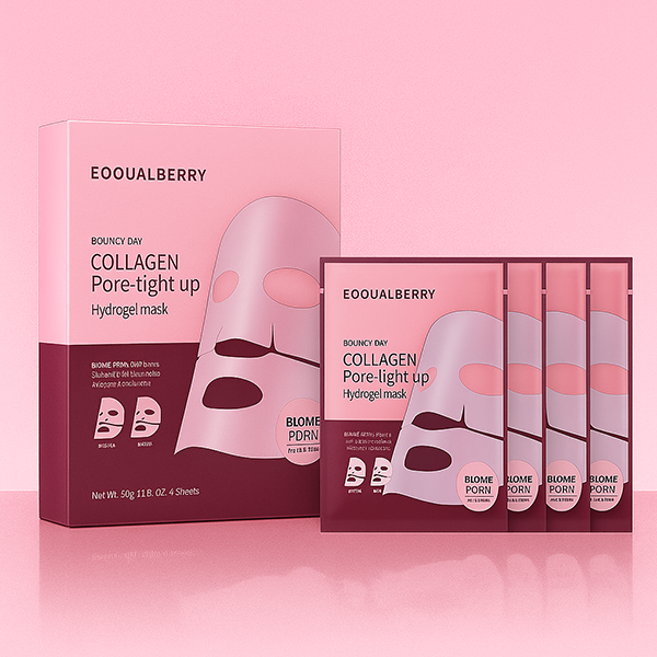 eqqualberry collagen pore tight up hydrogel mask