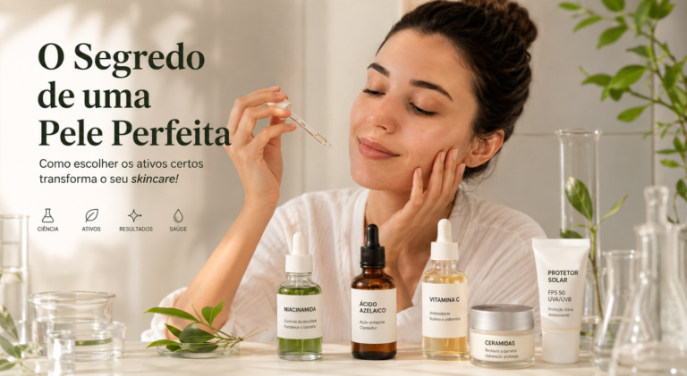 O Segredo de uma Pele Perfeita: Como Escolher os Ativos Certos Transforma o Seu Skincare!