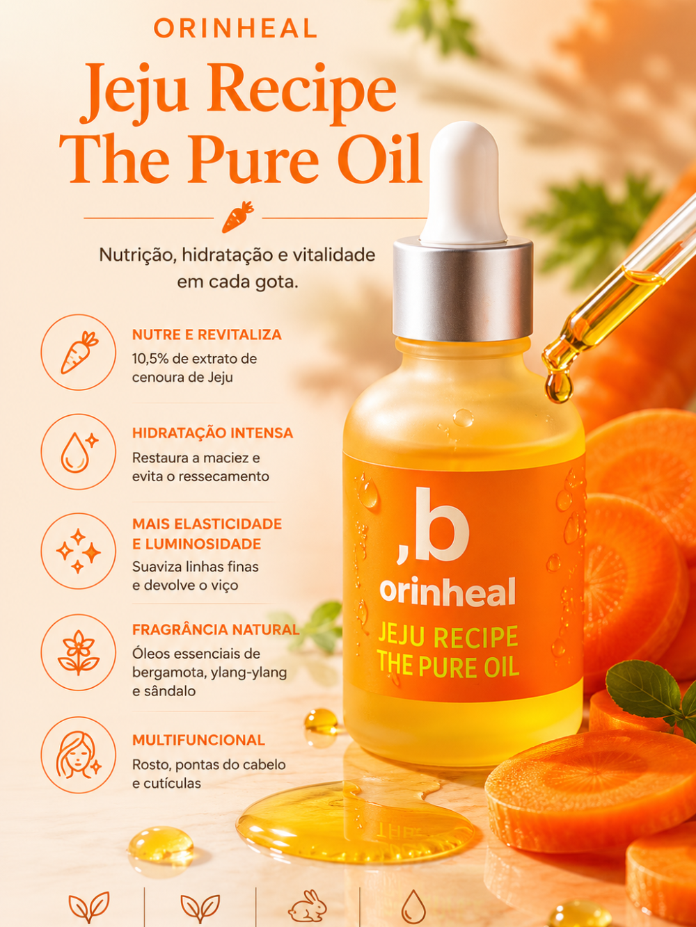 Jeju Recipe The Pure Oil 30ml - Orinheal