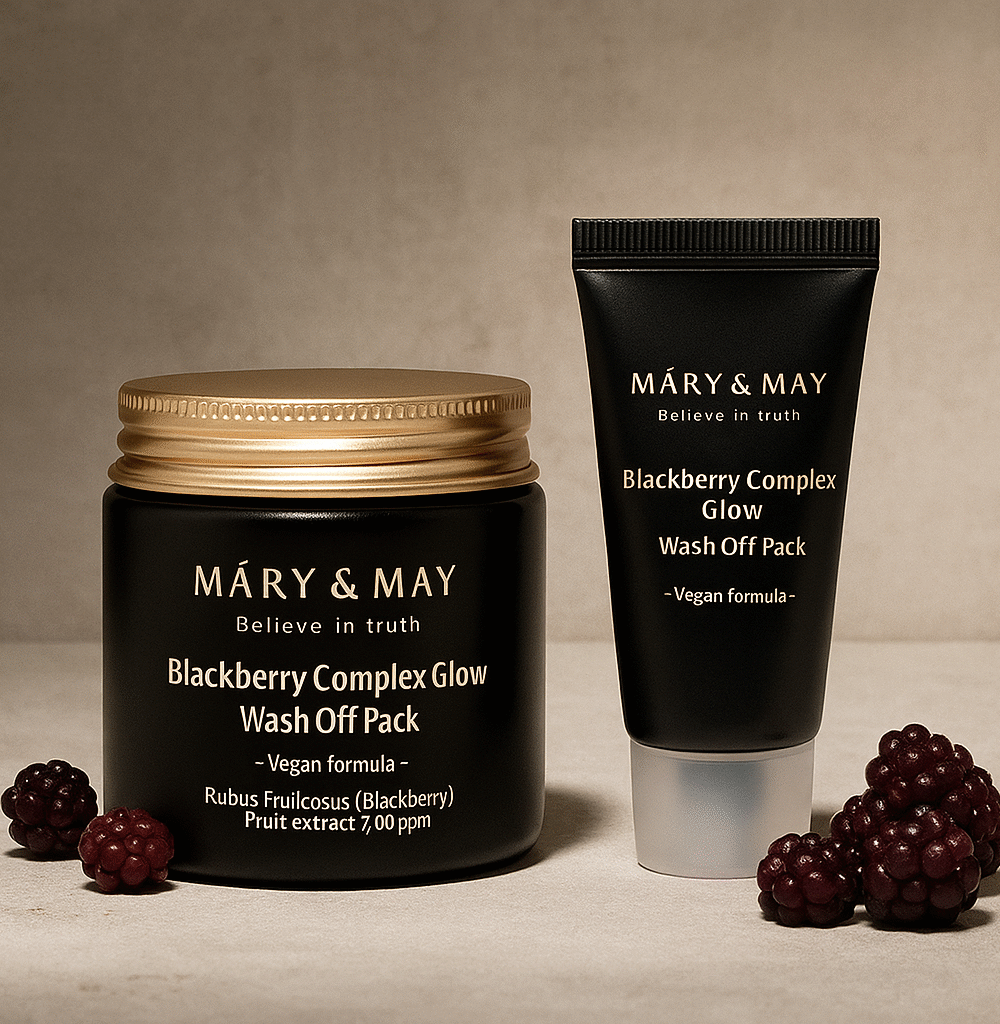 Blackberry Complex Glow Wash Off Pack 125g - Mary & May