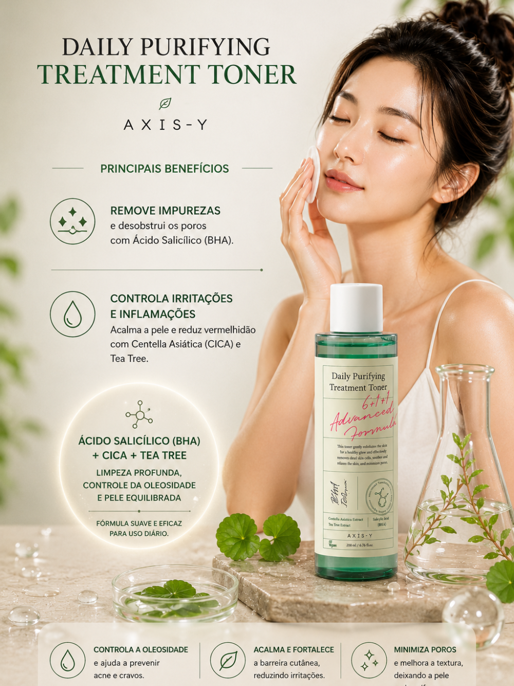 Daily Purifying Treatment Toner 200ml - Axis-Y