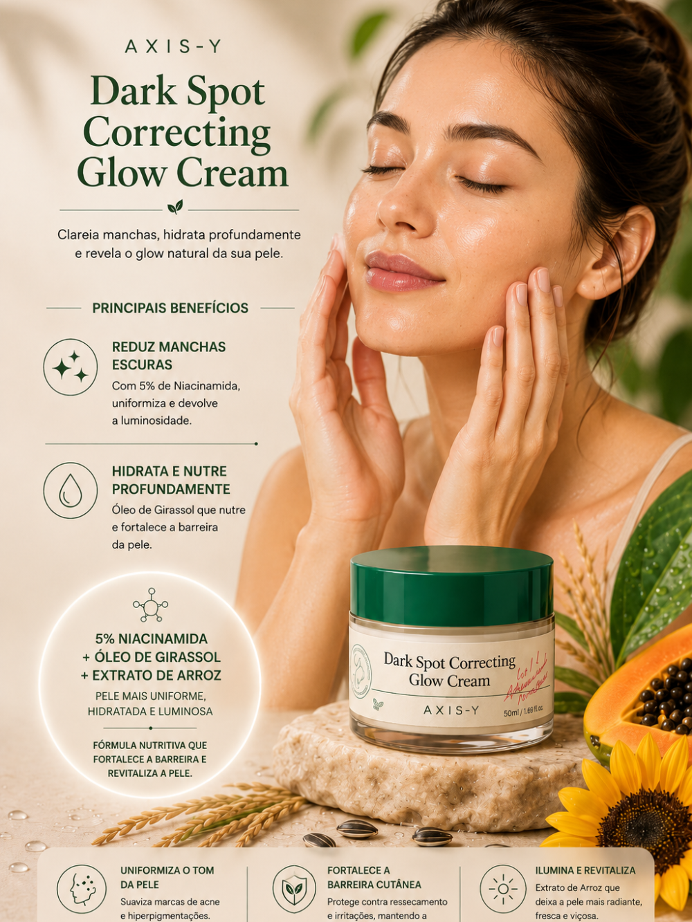 Dark Spot Correcting Glow Cream 50ml - Axis-Y