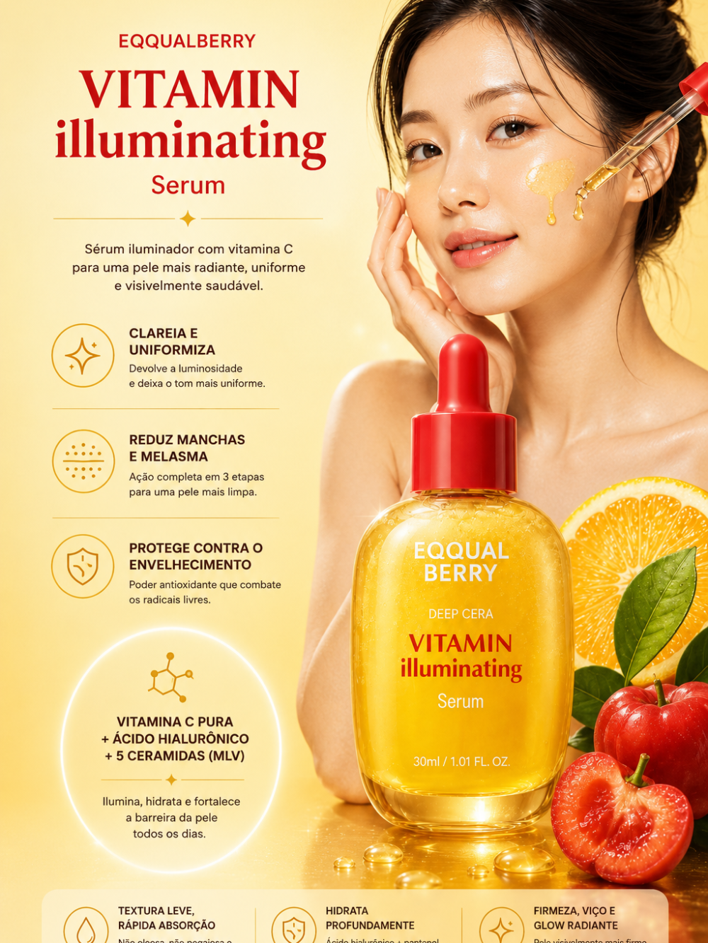 Vitamin Illuminating Serum 30ml - Eqqualberry