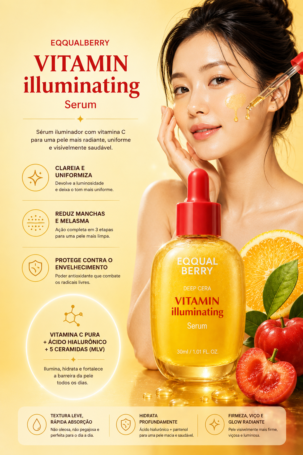 Vitamin Illuminating Serum 30ml - Eqqualberry
