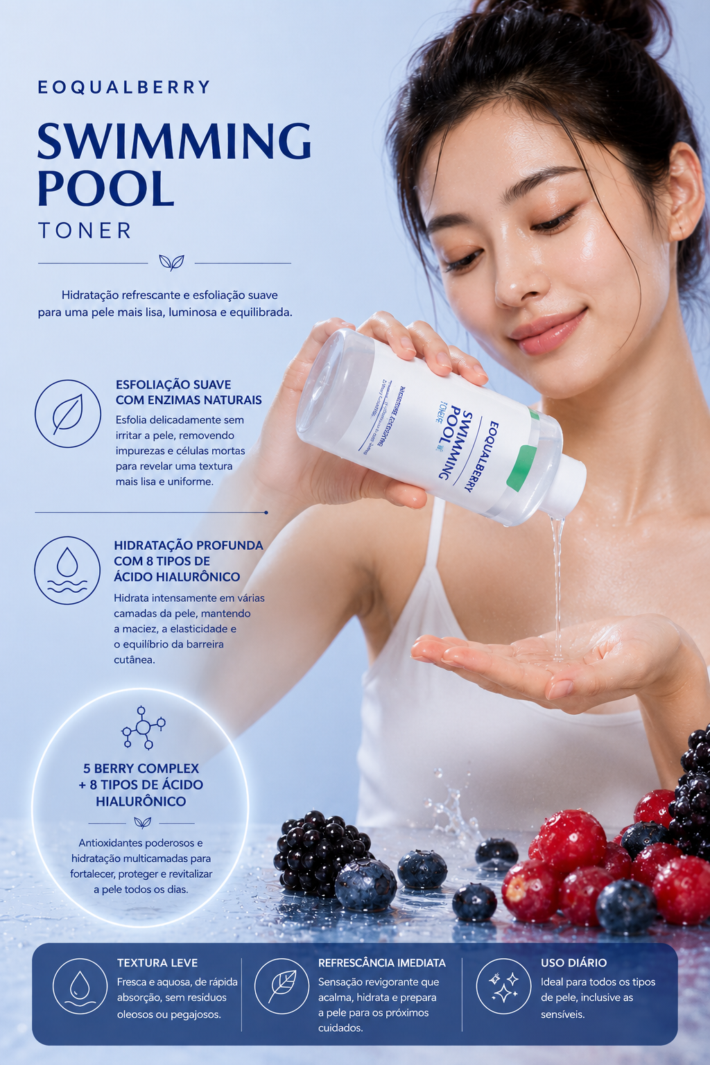 Swimming Pool Toner 300ml - Eqqualberry