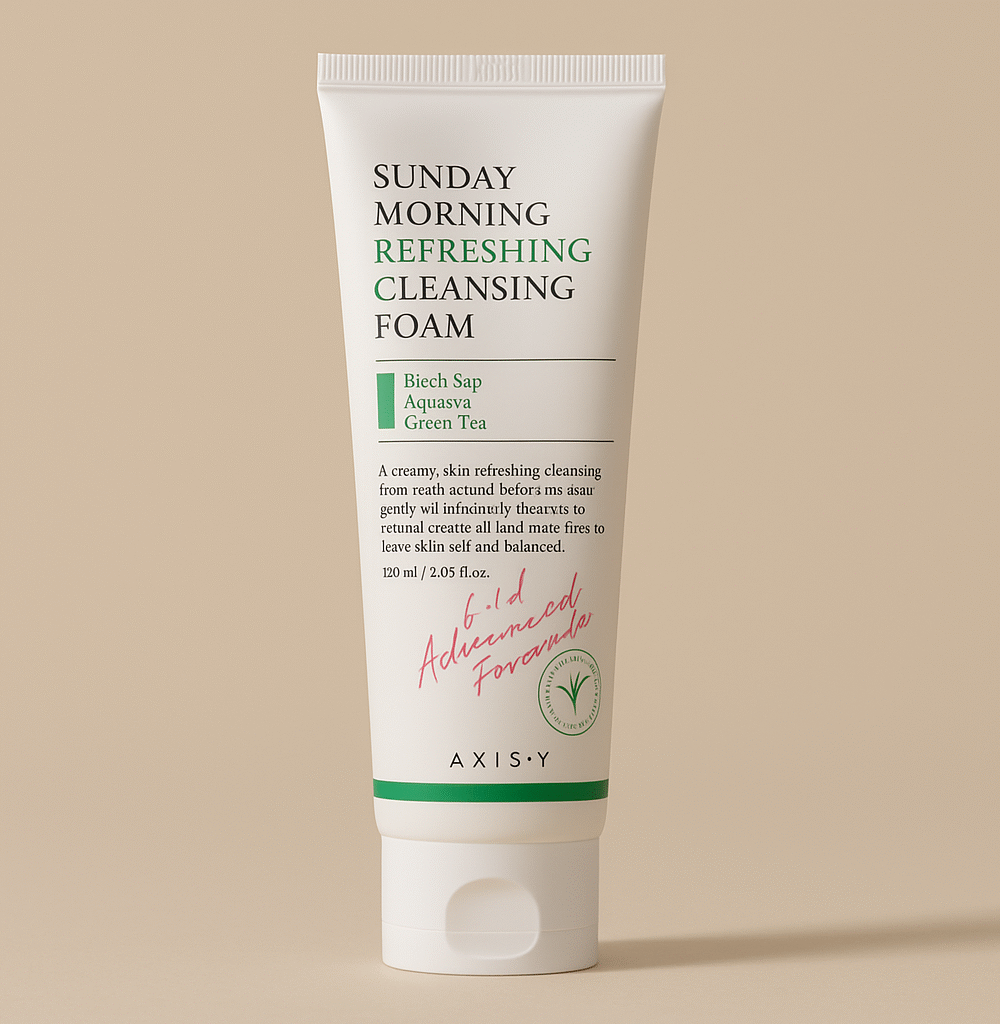 axis y sunday morning refreshing cleansing foam