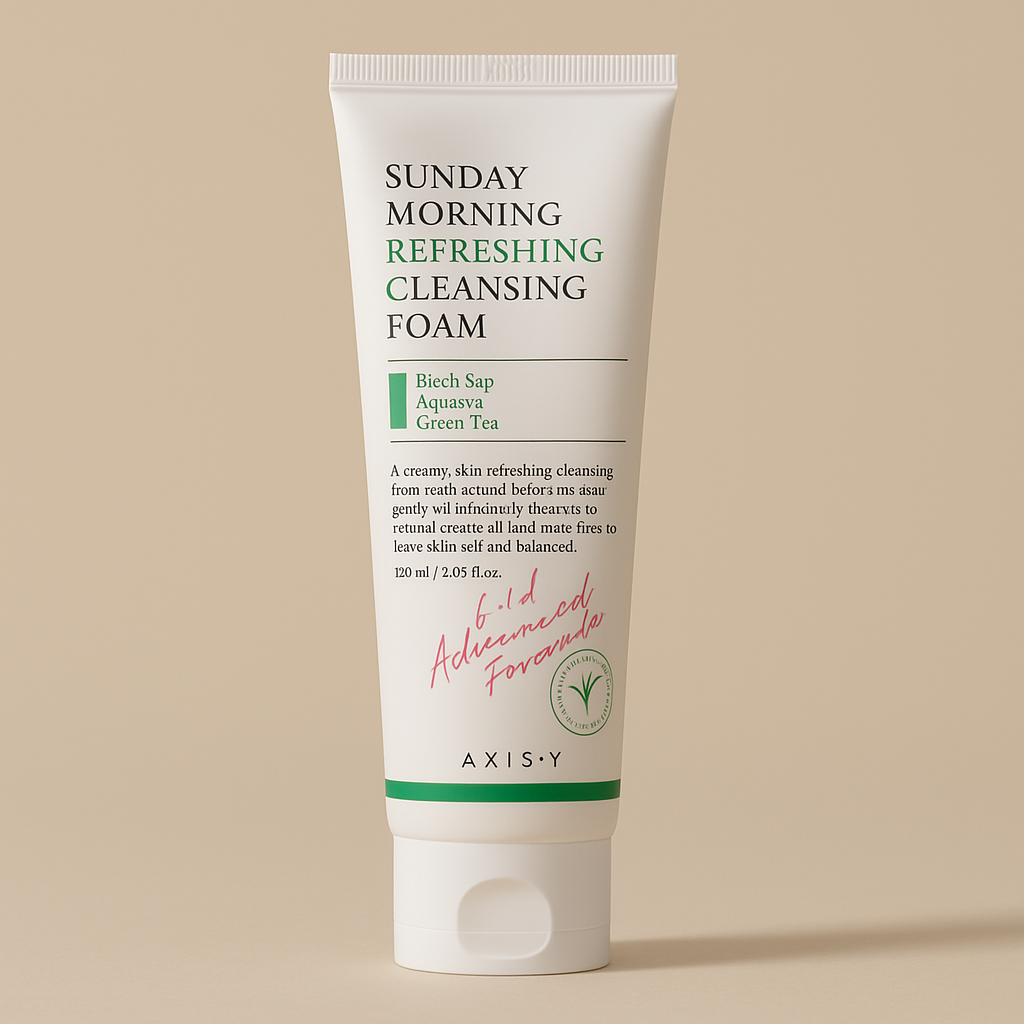 axis y sunday morning refreshing cleansing foam
