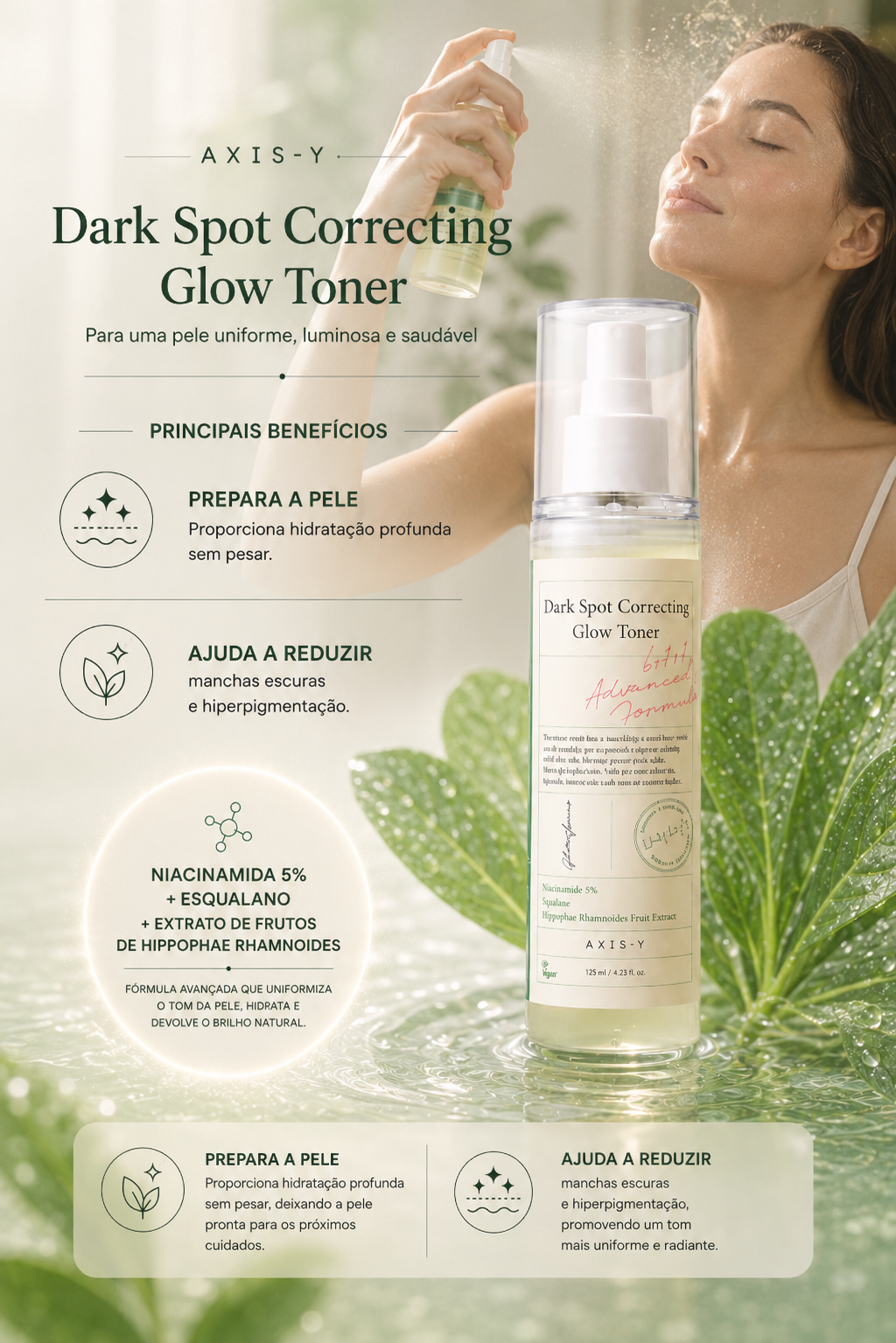 Dark Spot Correcting Glow Toner 125ml - Axis-Y