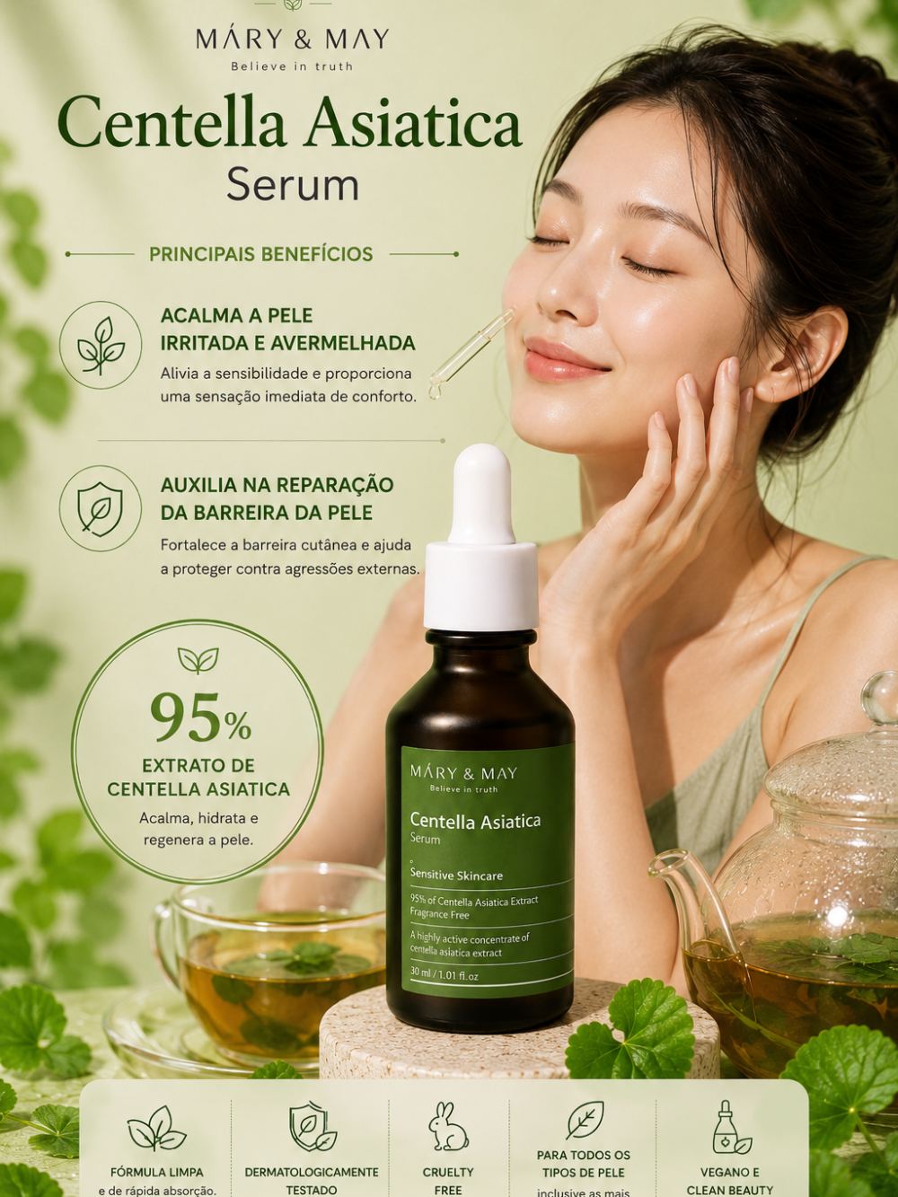 Centella Asiatica Serum 30ml - Mary&May