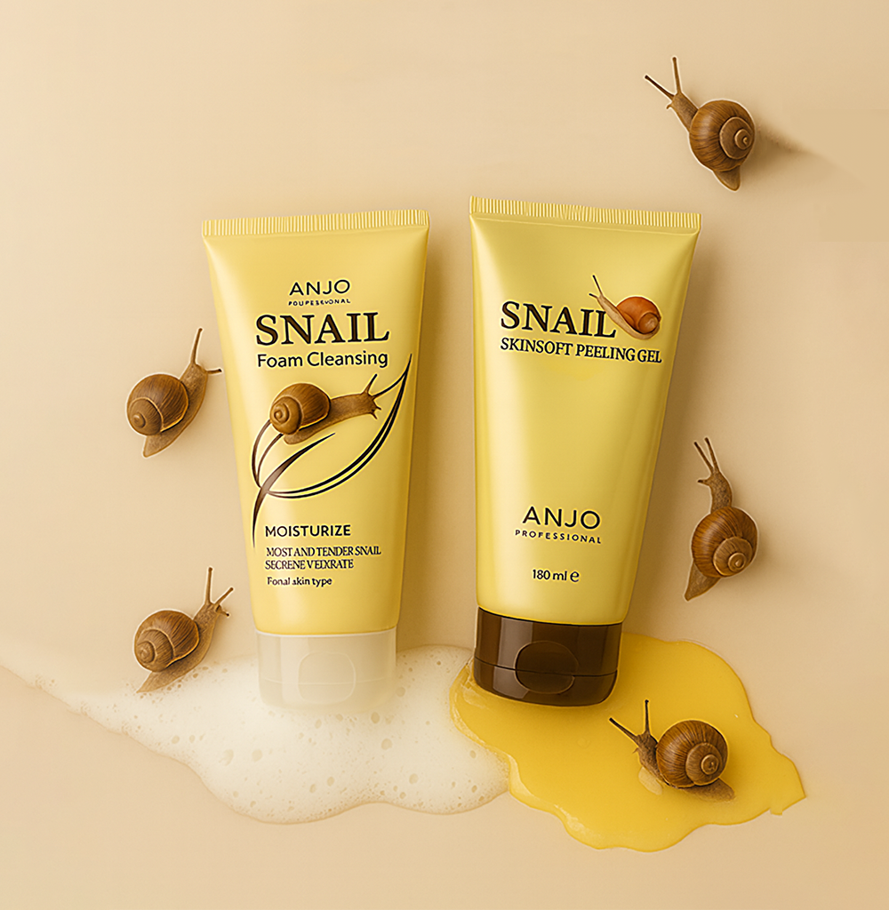 KIT AP - Snail Foam Cleansing + Snail Skin Soft Peeling Gel