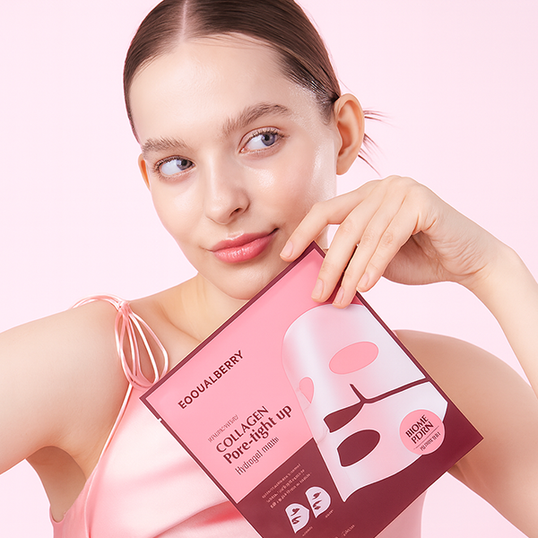 eqqualberry collagen pore tight up hydrogel mask